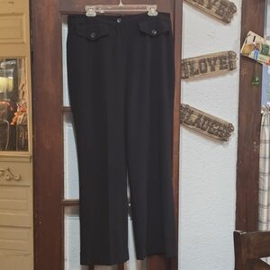 Larry Levine Men's Elegant Black Dress Pants